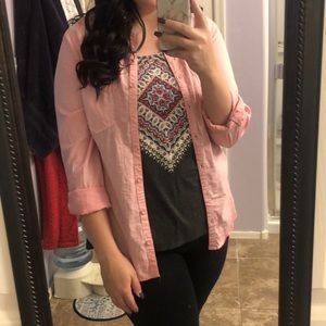 Maurices Long Sleeve Button Up